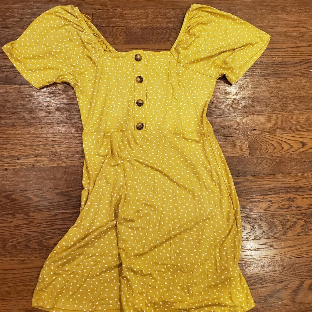 Polkadot mini dress - never worn!